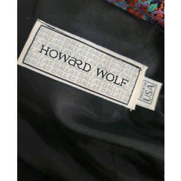 Howard Wolf Vintage Paisley Print Jacket, Women's Size XL Boho Retro Chic Art‎ - Picture 14 of 14